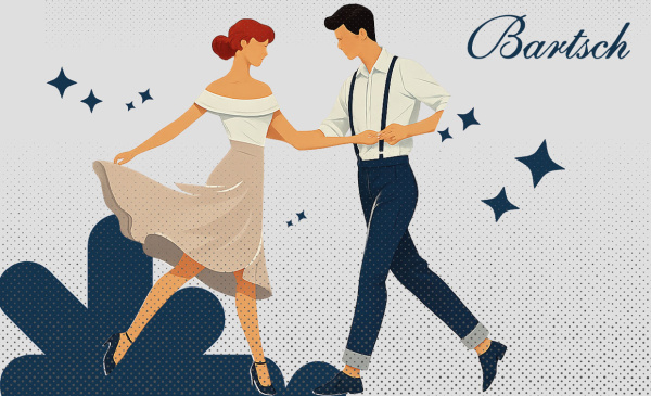 tanzendes Paar, grafisch