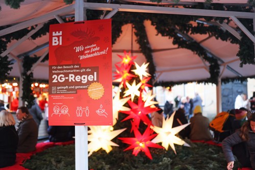 Bielefelder Weihnachtsmarkt mit 2G-Regel