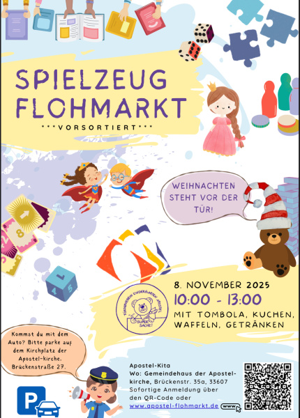 Flyer Spielzeugflohmart 8.11.25 