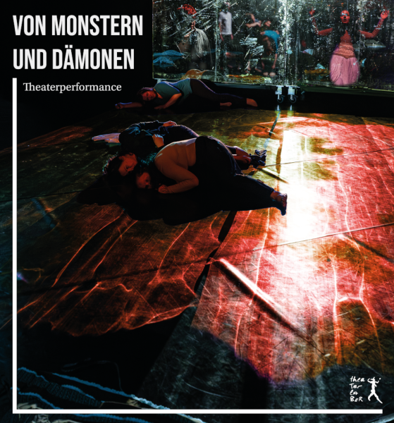 Plakat mit Bild einer Szene