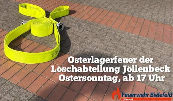 Osterlagerfeuer der Löschabteilung Jöllenbeck 
