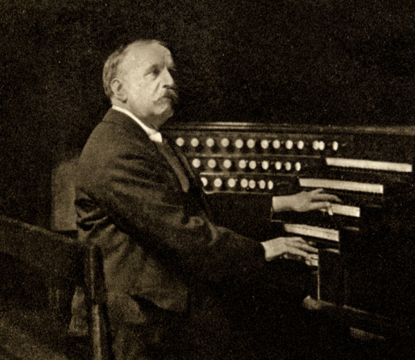Louis Vierne an der Orgel von Notre-Dame in Paris