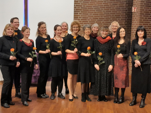 Der Frauenchor des Detmolder Vokalensembles